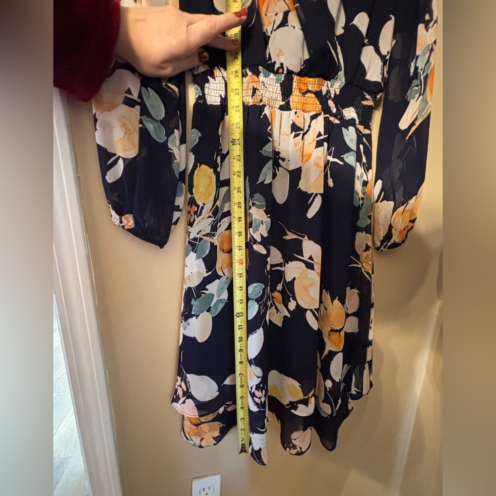 Nine West floral faux wrap dress size 10 - Picture 13 of 14